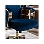 Thomasville Furniture Joelle Ergonomic Fabric/Metal Desk Chair, Blue/Gold (60068)~#|#~A7510B9A-41D2-4821-861A0FC7732DDACF_sc7