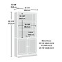 Sauder Select 70"H 5-Shelf Bookcase, Mystic Oak (426418)~#|#~A752A1B8-7823-4DCC-B96FCE87C37BCD57_sc7