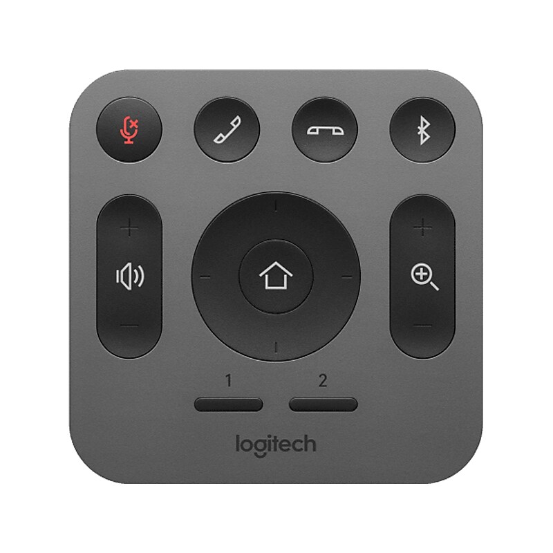 Logitech MeetUp RF Remote Control, Gray (993-001389) image 1