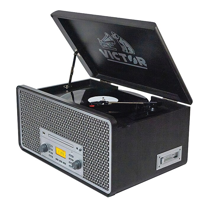 Victor Monument Dual-Bluetooth Belt-Drive 8-in-1 Music