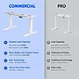 FlexiSpot E7 Commercial 72''W Electric Rectangular Adjustable Standing Desk, Black/White (E7WCOM7230-B)~#|#~A7581186-E0BE-4727-9BDB6DC59854AFF0_sc7