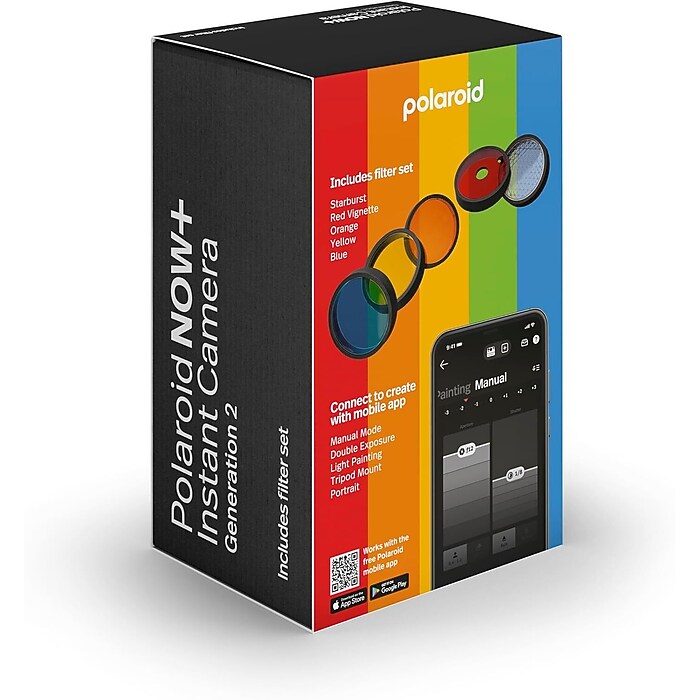Polaroid Now+ 2nd Generation I-Type Instant Film Bluetooth