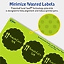 Avery Decorative Edge Multipurpose Labels, 2.5" Dia., Bright Green, 90/Pack (94516)~#|#~A75A9B9C-967C-4CCE-AA002DD01910D6B7_sc7