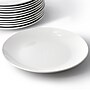 Elama Porcelain Dinner Plate Set, White, 12 Piece~#|#~A75FD50D-F675-448A-8AD89A29A6A7F49C_sc7