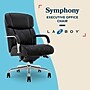 La-Z-Boy Symphony Ergonomic Bonded Leather Swivel Executive Chair, Black and Chrome (CCHR10013D)~#|#~A7678E49-3ED0-40C3-984713FF8114CB0B_sc7