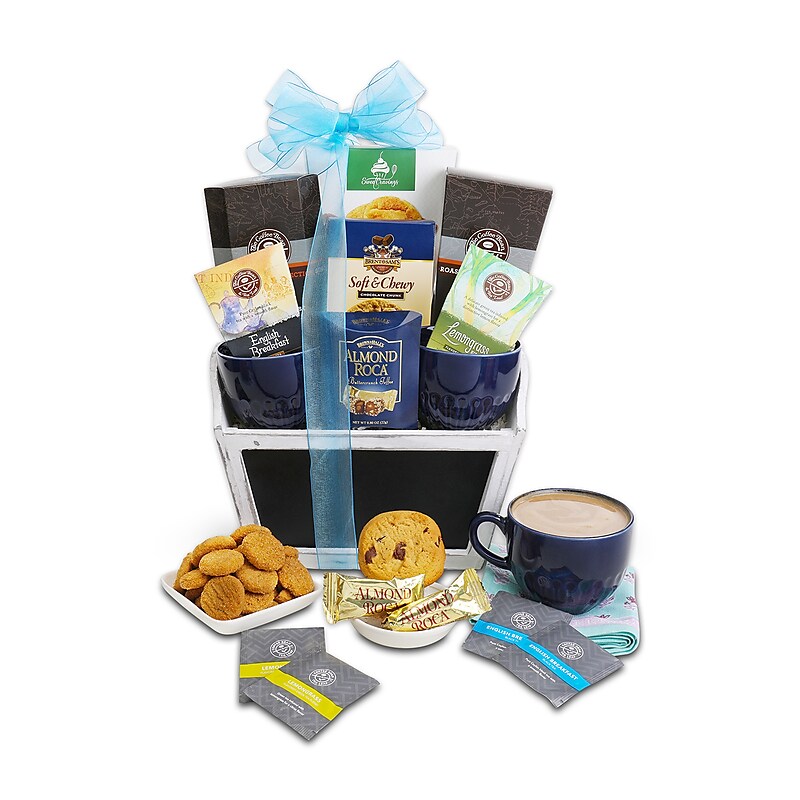 Alder Creek Coffee Bean & Tea Leaf Signature Blend Gift Basket (FG03936) image 1