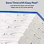 Avery Sure Feed Dissolvable Laser/Inkjet Oval Labels, 1 1/2"x 2 1/2", White, 90 Labels/Pack (4223)~#|#~A767C85D-18A9-4153-ADD085DE6D1B59DD_sc7