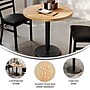Flash Furniture Bennett 30" Round Wooden Commercial Indoor Table, Natural Top/Black Base (GSFRD30NTTR18)~#|#~A768F044-D9B8-4B19-996F7834EC113DA1_sc7