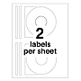 Avery Laser Media Labels, White Matte, 50 Disc and 100 Spine Labels/Pack (5931)~#|#~A7695726-5D9E-404E-8C1BE7B8F31BCEF6_sc7