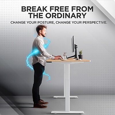 Uncaged Ergonomics RISE UP Electric Adjustable Height Standing Desk Frame - Thumbnail 3