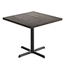 Flash Furniture Bennett Square Shaped Wooden Commercial Indoor Table, 36" x 36", Dark Brown Top/Black Base (GSFSQ36DBT3030)~#|#~A76D2451-28D3-49F5-927AF5255CD72805_sc7