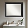 Amanti Art Ridge Black Frame Wall Mirror, 27.5" x 33.5" (A42674593609)~#|#~A76F5352-C11E-42B4-A3CE94BF4DA5C32F_sc7