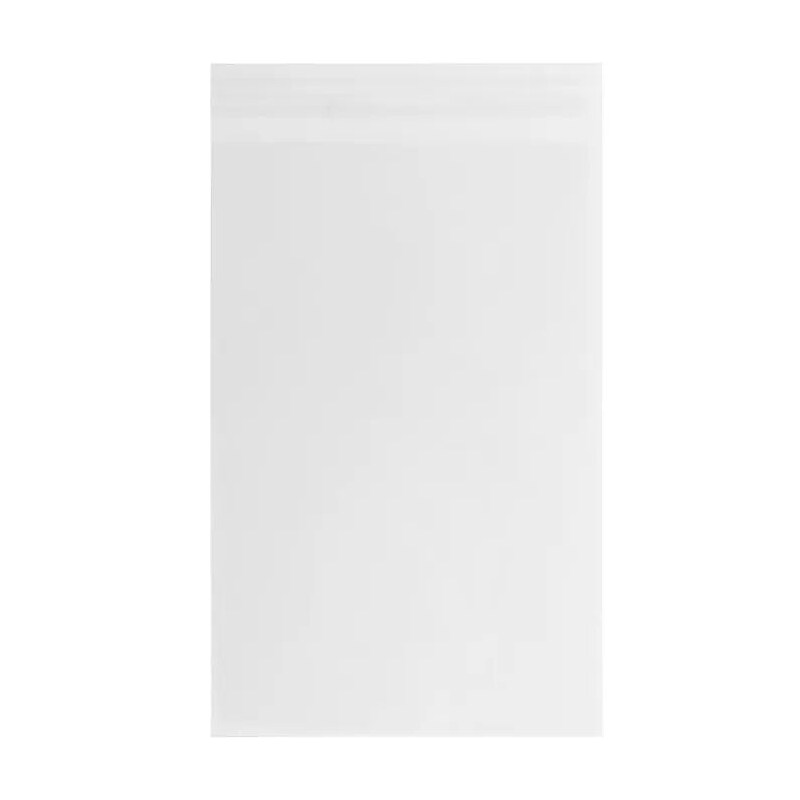 JAM Paper Cellophane Envelope with Self-Adhesive Closure, 12.4375 x 18.25, Clear, 1000/Carton (12.518.25CELLOB) image 1