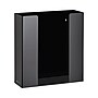 Viva Essentials Double Box Vertical Glove Dispenser, Acrylic, Black, 2/Pack (902-02-BLK-2PK)~#|#~A771DD0E-41B9-4059-BCC0725A498D7CF2_sc7