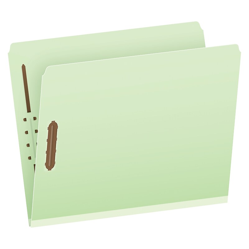 Pendaflex Reinforced Pressboard Classification Folder, 2" Expansion, Letter Size, Light Green, 25/Box (17180EE) image 1