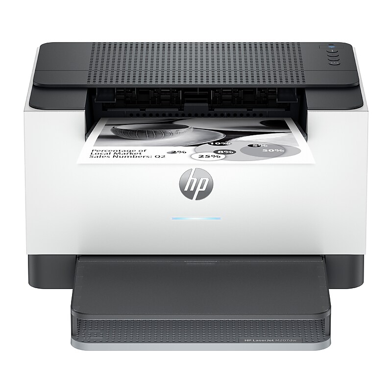 HP LaserJet M207dw Wireless Black & White Laser Printer,  Print Only, Best for Home Office (8J9K9F) image 1
