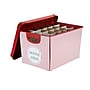Simplify Christmas Ornament Storage Tote Bin with Lid, Plastic, Multicolored (9081-E)~#|#~A77B42E4-606E-4868-B7FD6915C3F812E5_sc7
