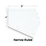 Staples™ 4" x 6" Index Cards, Lined, White, 100/Pack (TR50985)~#|#~A77C4EDA-AB36-40C4-8163F2102EE490FE_sc7