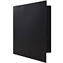 JAM Paper POP Two-Pocket Plastic Folders, Black, 6/Pack (382Ebld)~#|#~A77C5F47-43F5-45D1-BF360A620D92B4EC_sc7