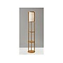 Adesso Stewart 62.5" Natural Wood Floor Lamp with Cylindrical Off-White Shade (3117-12)~#|#~A77FD615-E33F-448D-A5A7DFB9A752D5AE_sc7