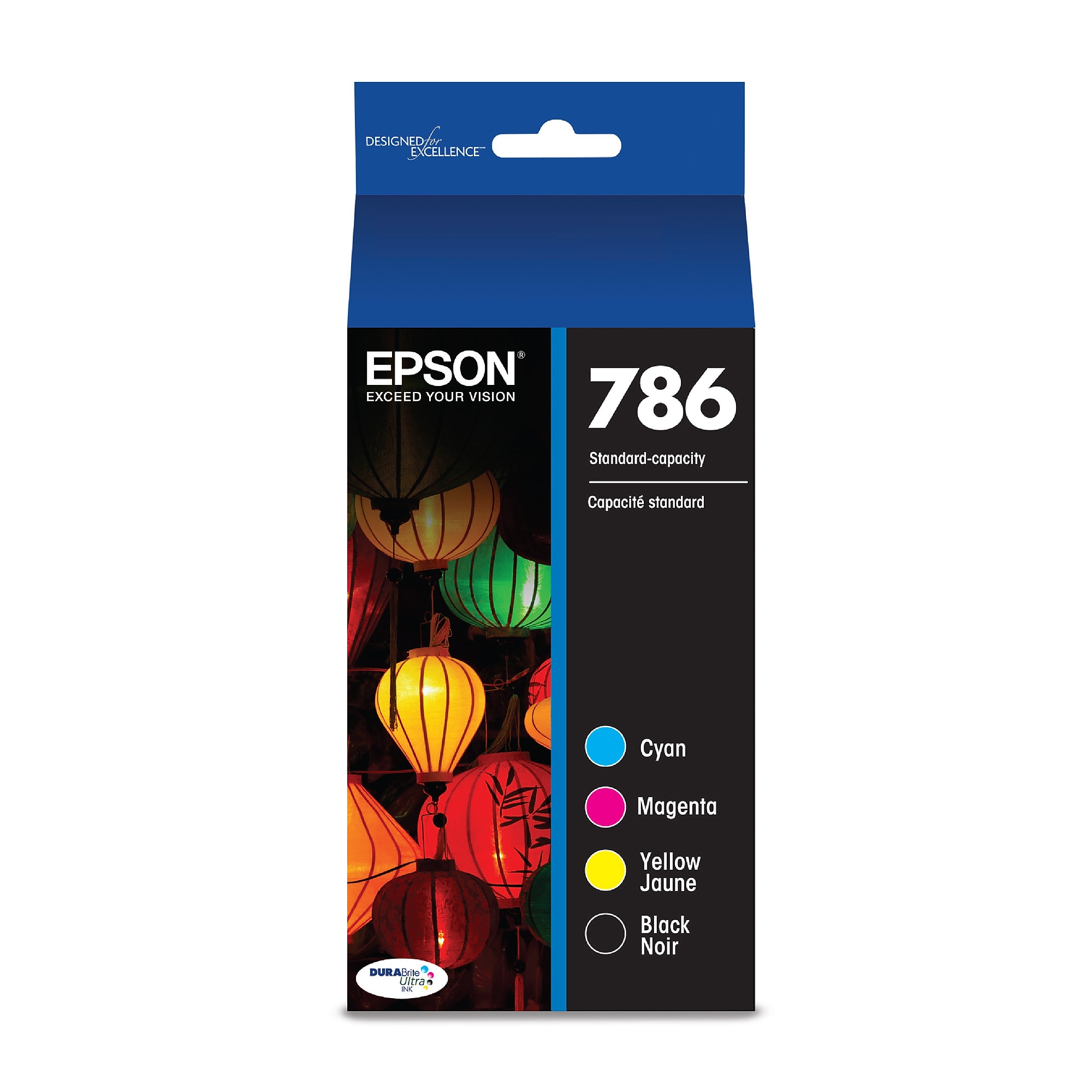 Epson T786 Black/Cyan/Magenta/Yellow Standard Yield Ink Cartridge, 4/Pack (T786120-BCS) Sansujyuku sansujyuku.com