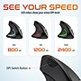 Delton S12 Wireless Ergonomic Vertical Left-Handed USB-A/C Mouse, Black (DMERG12LWB)~#|#~A7803EAF-BF21-4FF7-AD5455B439E9724C_sc7