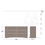 Prepac 29" Sonoma 6 Drawer Dresser, Black (BDC-6330-K)~#|#~A781244F-E04E-4E3C-B655A36D3CF747A9_sc7