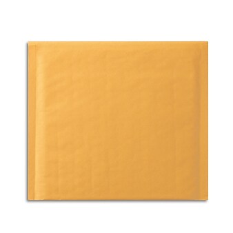 7.25"W x 8"L Peel & Seal Bubble Mailer, CD/DVD, 12/Pack (51577)