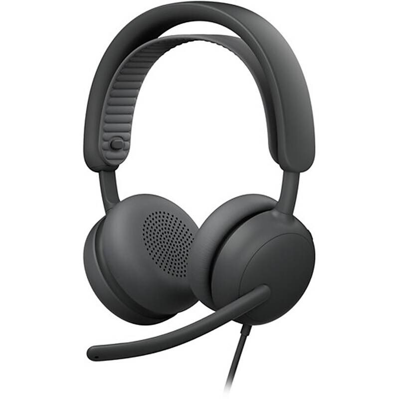 Logitech Zone Wired 2 USB-C Stereo Computer Headset, UC Certified, Black (981-001612) image 1