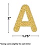 Teacher Created Resources 2" Self-Adhesive Letters and Numbers, Gold Glitz, 276/Pack (TCR9648)~#|#~A78DB917-9D7B-4053-A72C809B57BB2EB7_sc7