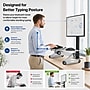 Uncaged Ergonomics WorkEZ Adjustable Keyboard and Mouse Tray, Silver (WEKTs)~#|#~A78E8AB2-4470-4614-B2BF256AA50377EC_sc7