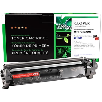 Clover Imaging Group Remanufactured Black High Yield MICR Toner Cartridge Replacement for HP 30X (CF230X(M)/02-82029-001)