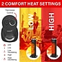 Brentwood 1500-Watt 5000 BTU Portable Ceramic Electric Tower Heater, Black (H-C1618BK)~#|#~A7917AB3-E583-47E6-899631CC46E3A811_sc7