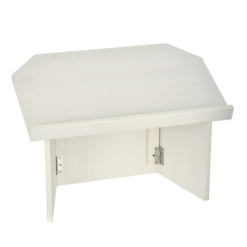 AdirOffice 19" Tabletop Lectern, White (661-05-WHI-PKG) image 1