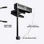 iContact Camera ProXL 4K Eye-Contact Webcam with Retractable Arm for Large Desktop Screens, Black (ICCPXLC)~#|#~A7982C58-CAD3-43B6-90F420AC08BF0EF3_sc7