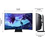 Samsung Odyssey Ark 2nd Gen. 55" Curved 4K Ultra HD 165Hz QLED Gaming Monitor, Black (LS55CG970NNXGO)~#|#~A79D5A61-4EB9-4288-954E89A322658A57_sc7