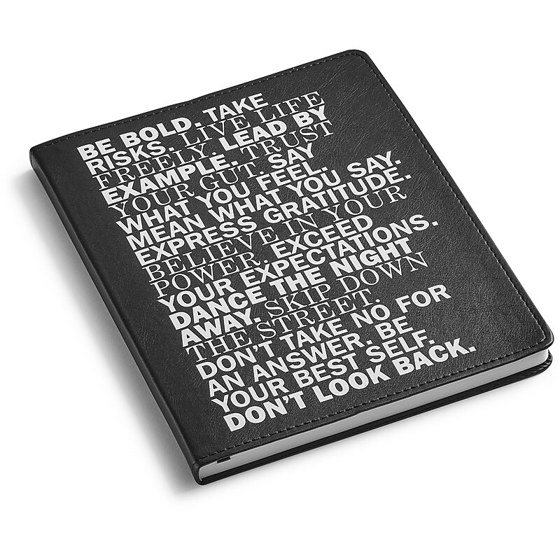 Eccolo Be Bold Composition Notebooks, College Ruled, 256 Sheets, Black (D504N-ST) image 1