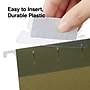 Staples® Hanging File Folder Tabs, Clear, 50/Pack (ST10987-CC)~#|#~A7A1B204-5883-449A-B1C9AB1D0D3A352B_sc7