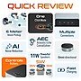 Delton C9270 360° Voice Pickup Wireless Conference Speakerphone with 2 External Mics, Gray (DSC9270S)~#|#~A7A3758A-21E4-41C9-BDEF0DD733708776_sc7
