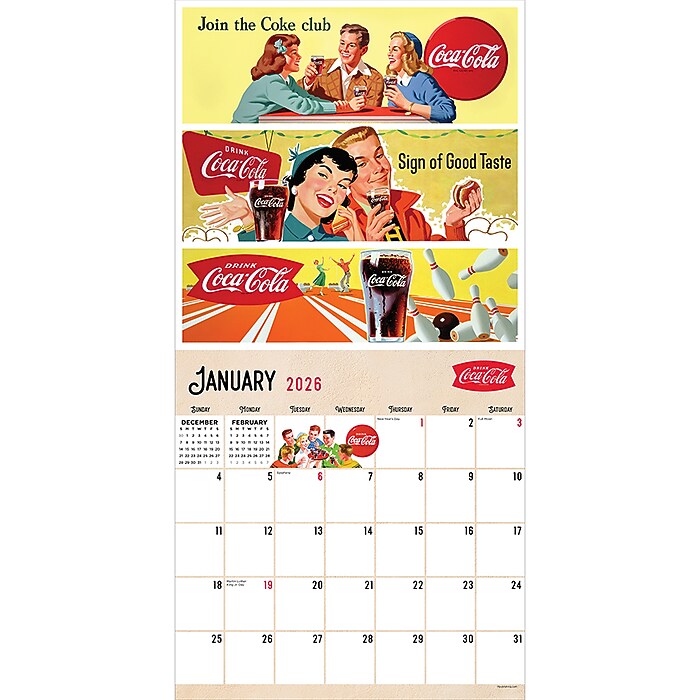 Coca-Cola カレンダー '96 110周年記念 Coca-Cola カレンダー '96 110周年記念 コカコーラCoca-Cola 110周年