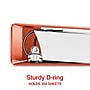 Staples 1 1/2" 3-Ring View Binder, D-Ring, Orange (26442-CC)~#|#~A7A905D8-47F9-44BB-A6624D4290C50FDA_sc7