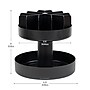 Mind Reader Plastic 2-Tier Snack Tray Carousel Countertop Organizer, Black (SNACKCAR-BLK) ~#|#~A7A93A06-C349-4DB1-9EDAFC7D90C93DF1_sc7