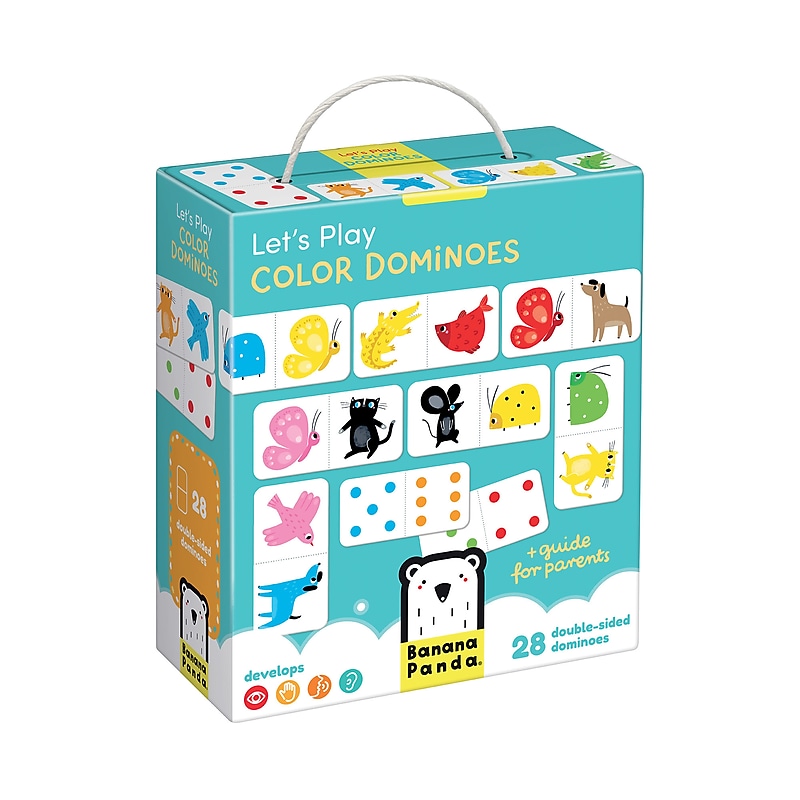 Banana Panda Let's Play Color Dominoes, Age 2+ (BPN49166) image 1