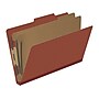 Medical Arts Press Pressboard Classification Folder, 2 Dividers, 2" Expansion, Legal Size, Red, 10/Box (DV-T52-26-3RED)~#|#~A7AB6DCE-5012-4003-828D66E7F8BABAAB_sc7