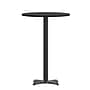 Flash Furniture 36'' Round Laminate Table Top with 30''x 30'' Bar-Height Table Base, Black (XURD36BKT3030B)~#|#~A7AE1DC3-E338-4981-A24814CE581BAEE3_sc7