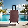 DUKAP Adly 25.39" Hardside Suitcase, 4-Wheeled Spinner, TSA Checkpoint Friendly, Wine (DKADL00M-WIN)~#|#~A7AEDC57-C788-4BB3-807F3CC01D8386FE_sc7