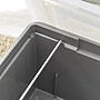 Iris 37.7 Quart Storage Container, Plastic, Gray, 3/Pack (500168)~#|#~A7BA06D4-5C44-469C-86FA66ACA7E3E1CD_sc7