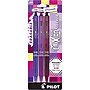 Pilot FriXion Clicker Vibe Erasable Gel Pen, Fine Point, 0.7mm, Assorted Ink, 3/Pack (FXCC3010F)~#|#~A7BB6D29-7248-4FD3-9E5C96328F3F5DB5_sc7