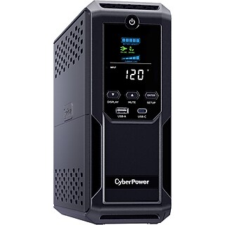 CyberPower Intelligent LCD 1500VA Line-Interactive UPS, 12-Outlet
