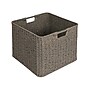 Household Essentials Woven Storage 40.45 Quart Storage Container, Wicker, Gray (HE1153)~#|#~A7C1C25E-E381-4039-8949E59327B04D69_sc7